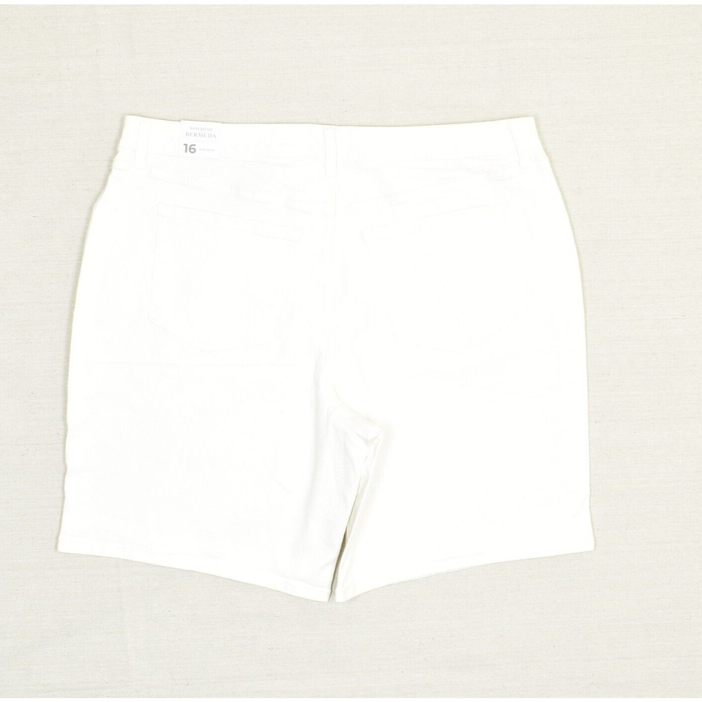 Lane Bryant White Women Shorts